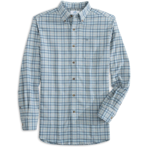 Southern Tide Long Sleeve Flannel IC Lakewood Plaid Sport Shirt