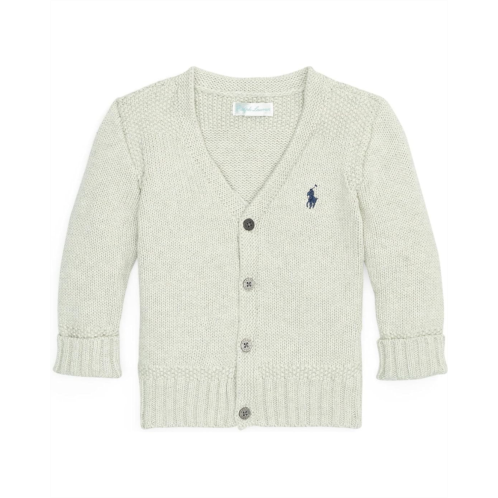 Polo Ralph Lauren Kids Combed Cotton V-Neck Cardigan (Infant)