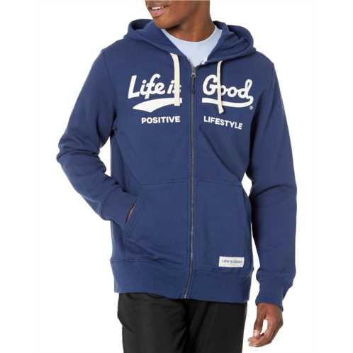 Life is Good Positive Lifestyle Ballyard Simply True Fleece Zip Hoodie