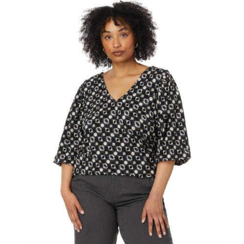 Womens NIC+ZOE Midnight Shibori Top