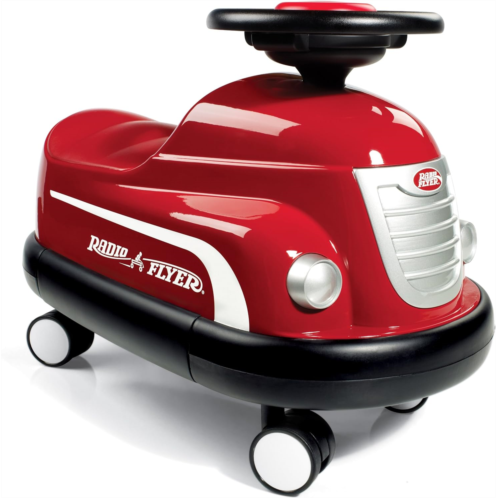 Radio Flyer Classic Bumper Car, Red Ride On Toy for Ages 1-3