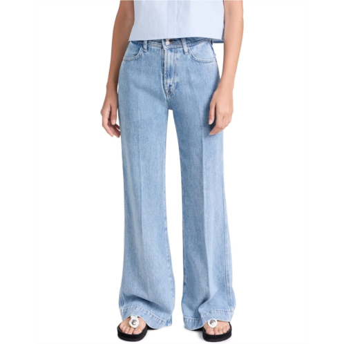 7 For All Mankind Modern Dojo Trousers in Volcan Blue