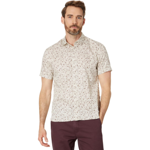 John Varvatos Short Sleeve Loren Sport Shirt w/ Floral W690Z4