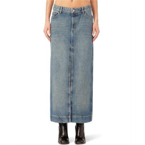 DL1961 Asra Skirt Maxi in Aged Mid