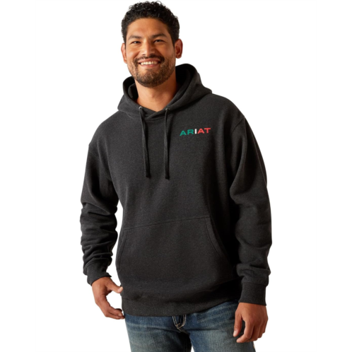 Mens Ariat Mexico Flag Lockup Hoodie