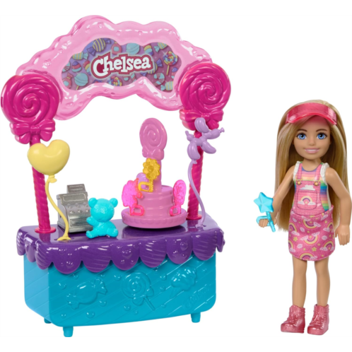 Barbie Chelsea Doll & Lollipop Stand Playset with Accessories, 10-Piece Toy Set from and Stacie to The Rescue Movie