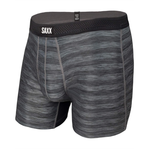 Mens SAXX UNDERWEAR Droptemp Cooling Mesh Boxer Brief Fly