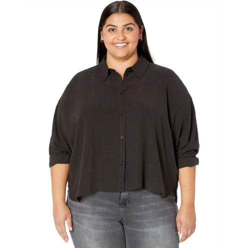 Madewell Plus Lusterweave Hartfield Crop Shirt