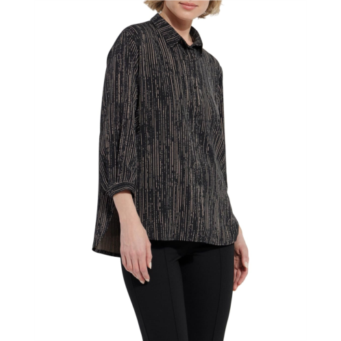 Womens Lysse Renee Stretch Woven Blouse