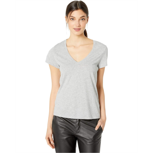 Womens Splendid Kate Short Sleeve Modal Jersey V-Neck Tee