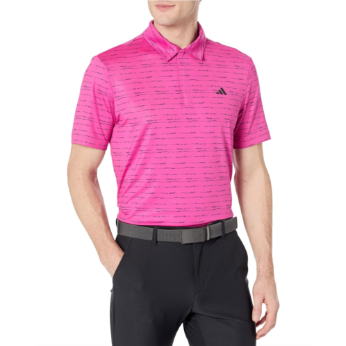 Adidas Golf Stripe Zipper Polo