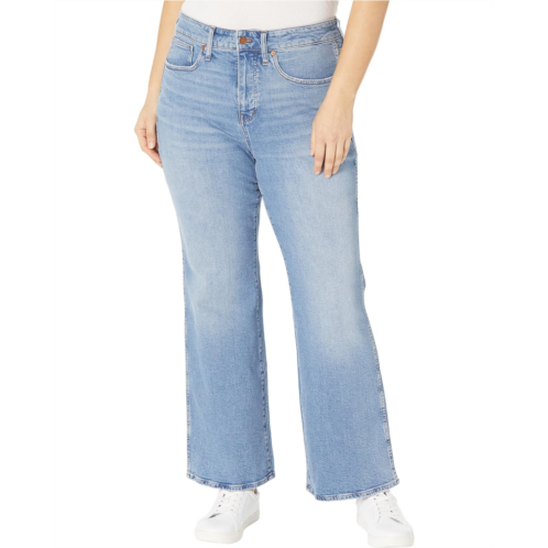 Madewell Plus High-Rise Flare Jeans in Caine Wash