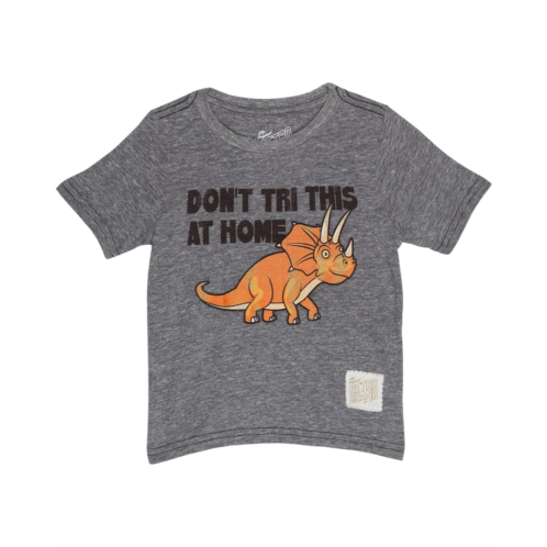 The Original Retro Brand Kids Dont Tri This At Home Dinosaur Crew Neck Tee (Toddler)