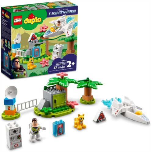 LEGO DUPLO Disney and Pixar Buzz Lightyears Planetary Mission 10962, Space Toys for Toddlers, Boys & Girls 2 Plus Years Old with Spaceship & Robot Figure