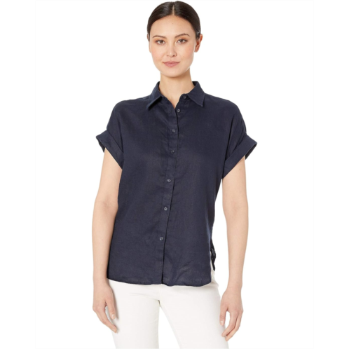 POLO RALPH LAUREN Womens Lauren Ralph Lauren Linen Dolman-Sleeve Shirt