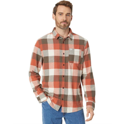 Mens Quiksilver Motherfly Long Sleeve Flannel