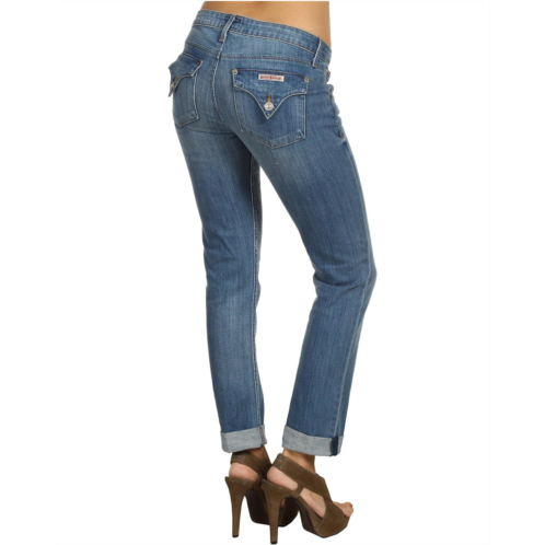 Hudson Jeans Bacara Crop Straight Cuffed in Sicily
