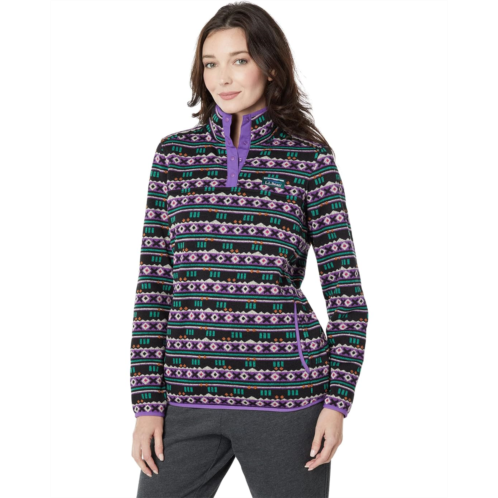 L.L.Bean Sweater Fleece Pullover Print