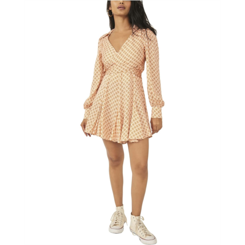 Free People It Takes Two Long Sleeve Mini Dress