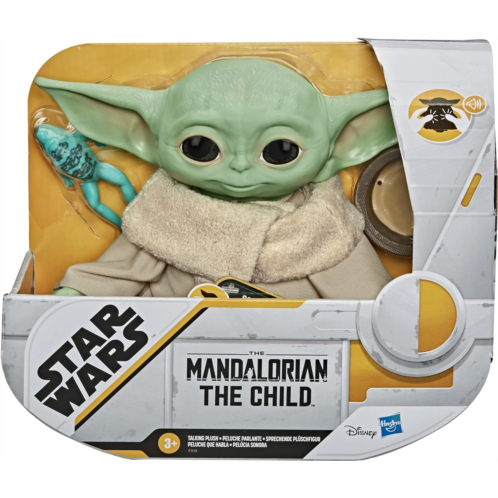 Hasbro STAR WARS The Child Talking Plush Toy with Character Sounds and Accessories, The Mandalorian Toy for Kids Ages 3 and Up, Green