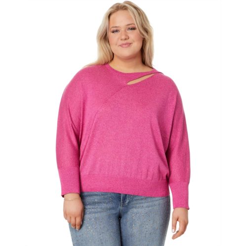 NIC+ZOE Plus Size Soft Sleeve Twist Sweater Tee