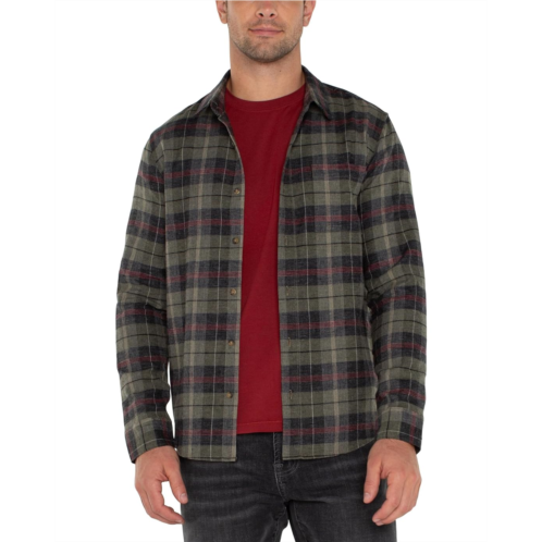 Liverpool Los Angeles Long Sleeve Button-Up Brushed Yarn Shirt