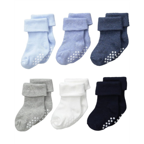 Jefferies Socks Non-Skid Turn Cuff 6-Pack (Infant/Toddler)