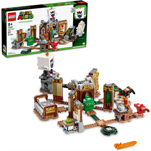 LEGO Super Mario Luigis Mansion Haunt-and-Seek Expansion Set 71401 Toy Building Kit for Kids Aged 8 and up (877 Pieces)