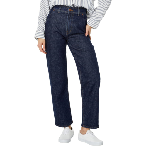 Womens Madewell Normcore Perfect Vintage Straight Jeans with Deep Pockets in Stanhill Wash