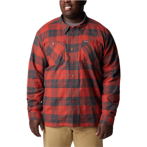 Mens Columbia Big & Tall Cornell Woods Fleece Lined Shirt Jacket