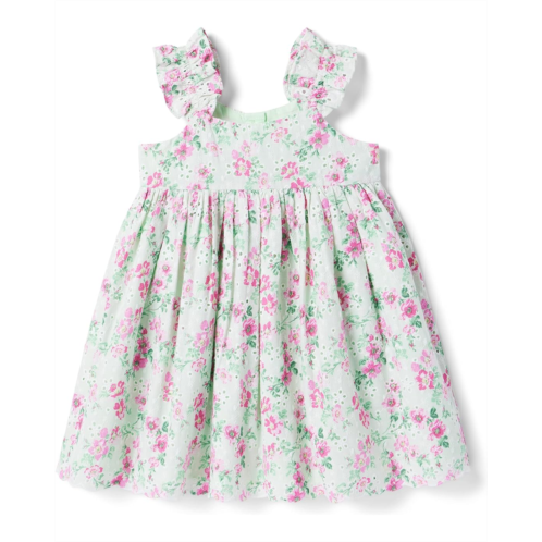 Janie and Jack Floral Dress (Toddler/Little Kids/Big Kids)
