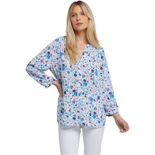 Womens NYDJ Pintuck Blouse