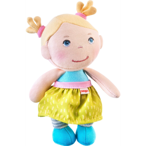 HABA Mini Soft Doll Talisa - Tiny 6 First Baby Doll from Birth and Up