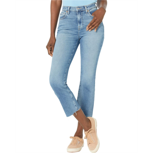 7 For All Mankind High-Waisted Slim Kick in Luxe Vintage Lyme