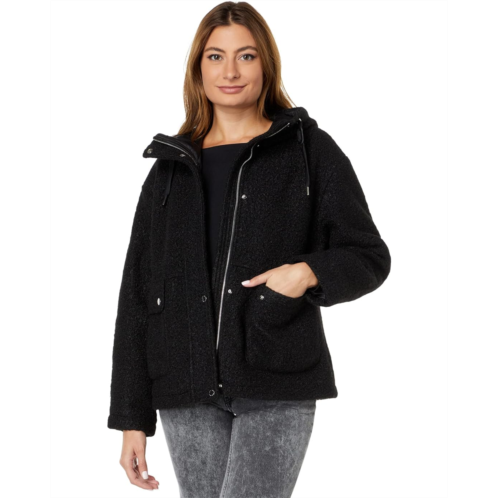 Vince Camuto Short Hooded Wool Jacket V22724