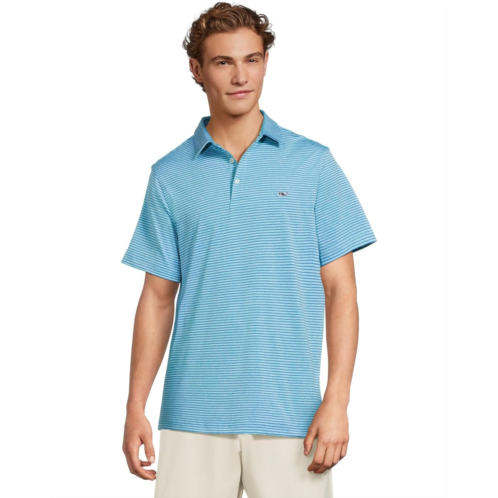 Mens Vineyard Vines Bradley Stripe Sankaty Polo