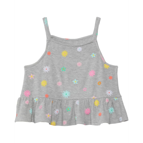 Chaser Kids Embroidery Flowers Tank Top (Toddler/Little Kids)