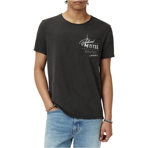 Mens John Varvatos Badland Skull Tee