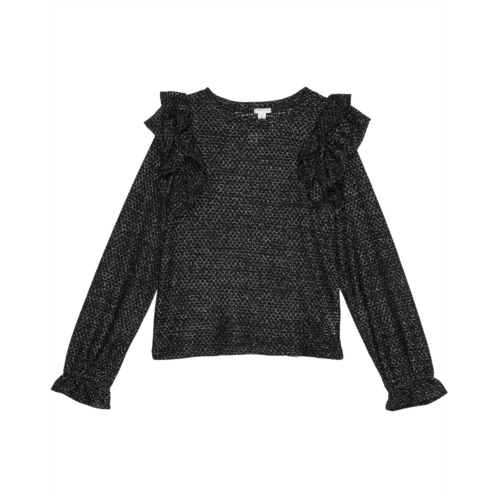 HABITUAL girl Ruffle Long Sleeve Top (Big Kids)