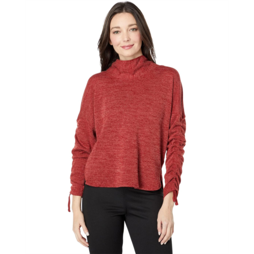 Max Studio Texture Rib Cowl Neck Top