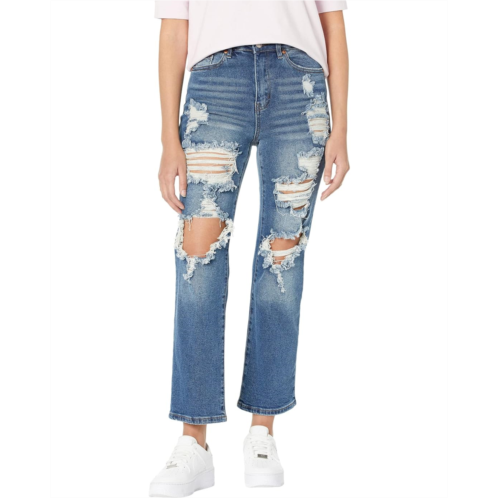 Madden Girl Distressed Dad Jeans