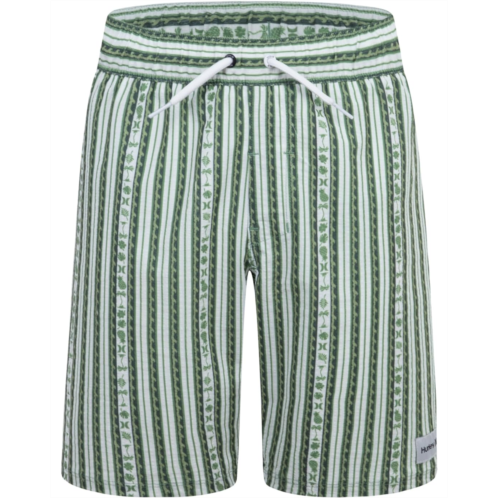 Hurley Kids Mini Vacay Stripe Pull On Swim Trunk (Big Kid)