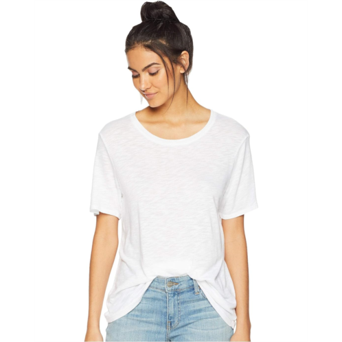 Splendid Zoe Short Sleeve Cotton Modal Slub Crew Neck