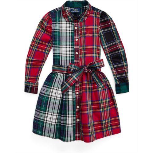 Polo Ralph Lauren Kids Plaid Cotton Fun Shirtdress (Toddler/Little Kid)