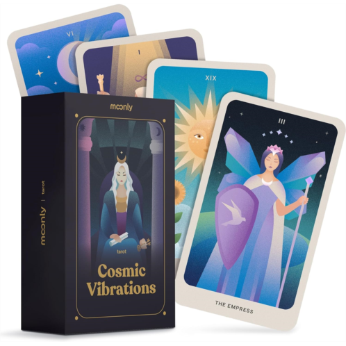 Moonly App Tarot Cards for Beginners, 79 Tarot Cards Set Unique, Tarot Cards with Meanings on Them, Tarot Reading Cards, Tarot Cards Deck, Tarot Cards Rider Waite Deck, Tarot Card Gifts
