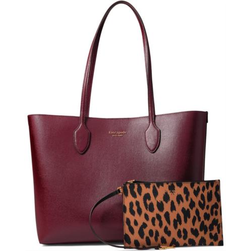 Kate Spade New York Bleecker Modern Leopard Interior Pop Printed Large Tote