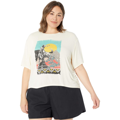 Rock and Roll Cowgirl Short Sleeve T-Shirt with Graphic 49T8407
