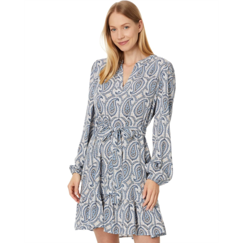 Tommy Hilfiger Paisley Band Collar Dress