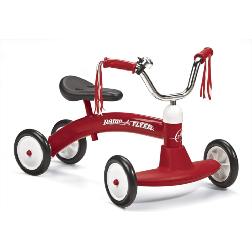 Radio Flyer Scoot-About, Toddler Ride On Toy, Kids Ride On Toy for Ages 1-3, 23.5 Large x 14.5 W x 16.5 H