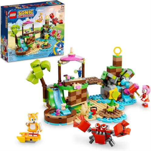 LEGO Sonic The Hedgehog Amy’s Animal Rescue Island 76992 Building Toy Set, Sonic Adventure Toy with 6 Characters and Accessories for Creative Role Play, Fun Gift for 7 Year Old Gam